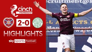 Hearts shine as Celtic fail to capitalise on Rangers slip  Hearts 20 Celtic  Highlights [upl. by Richela767]