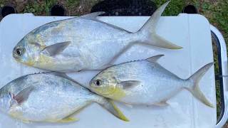 Summer Pompano Fishing St Augustine Beach FL [upl. by Parris746]