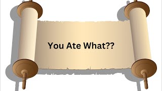 You Ate What—Rabbi Benjamin Sendrow [upl. by Eillek]