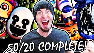 5020 MODE COMPLETE  FNAF ULTIMATE CUSTOM NIGHT  Everything FINISHED [upl. by Bach918]