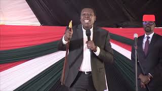 EUGENE WAMALWA SPEAKER MOSES WETANGULA MWAMBU MABONGA DURING BURIAL OF SULEIMAN MURUNGA KIMILILI [upl. by Harwill131]