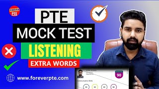 PTE Listening Mock Test  by Sunil Sir  Forever PTE [upl. by Natsrik]