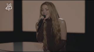 SHAKIRA – Acróstico LIVE at LOS40 Music Awards Santander 2023 [upl. by Rehotsirhc]