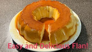 Easy To Make Flan  Flan Recipe [upl. by Goodwin519]