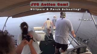 Fishing from a Pontoon Boat Trolling Wateree Lake [upl. by Nikoletta511]