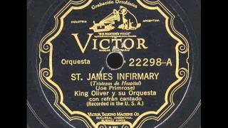 St James Infirmary  King Oliver and His Orchestra [upl. by Divadnhoj]