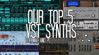 Our top 5 Free VST synths for EDM and Hiphop [upl. by Hanad]