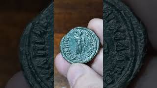 THRACE ANCHIALLUS Maximinus I AD 235238 AE 4 Assaria quotSerapisquot coin monedas romanempire history [upl. by Ahsekim]