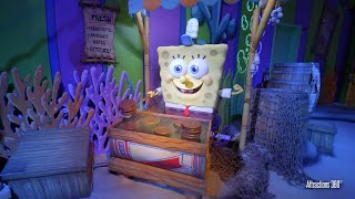 SpongeBob Animatronic  SpongeBobs Ride Highlights at Circus Circus Las Vegas [upl. by Novit]