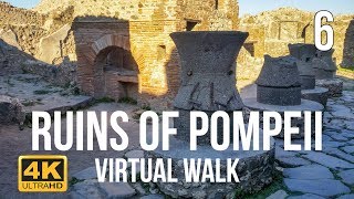 Pompeii Virtual Walk in 4k Part 6 [upl. by Asalocin761]