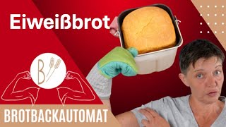 Eiweißbrot selber backen ist gar kein Problem mit einem Brotbackautomat [upl. by Lyrahs]