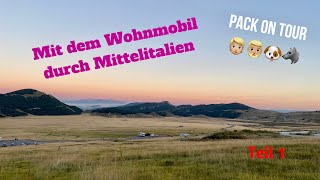 Italienreise mit dem Wohnmobil  Teil 1 Abruzzen [upl. by Karyl]