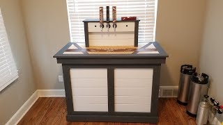 Keezer Build Timelapse with Interchangeable Herringbone Top [upl. by Benkley]