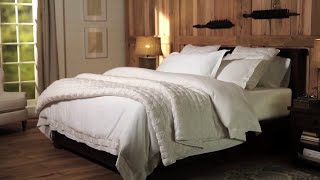 White Bedding Basics  Pottery Barn [upl. by Alyahsal]