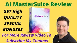 AI MasterSuite Review  ALLINONE AI Marketing Suite  Crypto With Jono [upl. by Nesnar]