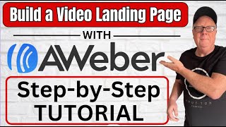 How to Build a Video Landing Page With Aweber Create Video Landing Page With Aweber Tutorial [upl. by Nahta370]