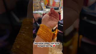 Kannadi valayal is love❤️ trending raindrop bangles [upl. by Etnomed]