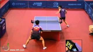 2013 Korea Open MS KANG Dongsoo KOR vs YU Jiaqing SIN [upl. by Larine883]