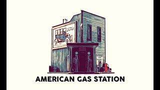 Building An Old American Gas Station  Jamies Garage [upl. by Yebloc741]