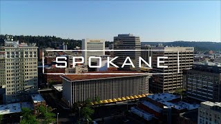 Spokane Washington  4K Drone Footage [upl. by Liesa513]