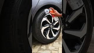 Tire foam spray on dry tire [upl. by Amian]