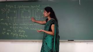 Module4Class4Analysis of synchronous sequential circuits [upl. by Acirea]