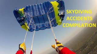 SkyDiving Accidents Compilation [upl. by Leyameg378]