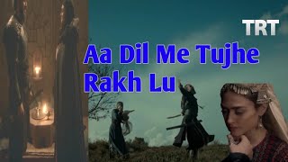 Ertugrul Ghazi New Songs  Aa Dil Me Tujhe Rakh Lu  Ertugrul Halima Love Scane Full Video [upl. by Daggna177]