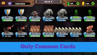 castle crush use only common cardscastlecrush [upl. by Benisch]