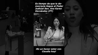 Es tiempo de que la democracia llegue al Poder Judicial Sen Ana Karen Hernández PT [upl. by Aenneea216]