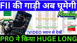 fii data analysis for monday📍monday FII DII Data Analysis 25 nov 📍 fii option chain data [upl. by Mosby]