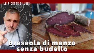 Bresaola di Manzo erborinata senza budello fatta da un Norcino [upl. by Rediah]