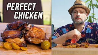 How to cook chicken thighs PROPERLY  Filipino Style Chicken Thighs on Ninja Woodfire Grill [upl. by Nine]