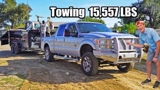 I Towed 15557 Pounds With My 67L Powerstroke [upl. by Romeyn996]