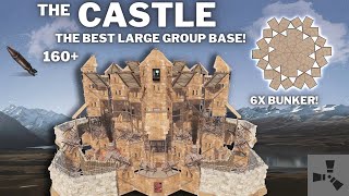 THE CASTLE TUTORIAL•THE BEST LARGE GROUP BASE•OPEN CORE•6BUNKERS•WIDEGAP•FUNNELWALL•BASEDESIGN 2023 [upl. by Dore]