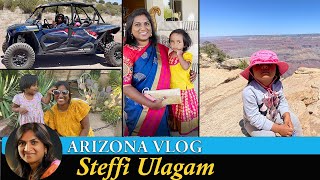 Arizona Travel Vlog in Tamil  ATV Ride  Grand Canyon  Gujarati Wedding  Steffi Ulagam [upl. by Trebbor]