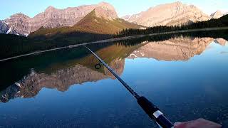 Fishing at Upper Lake kananaskis July 2019 [upl. by Ardeid]