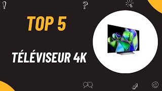 Les 5 Meilleur Téléviseur 4K 2024  Top 5 Téléviseur 4K Modèles [upl. by Nek616]