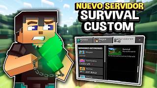 ✨ NUEVO Servidor SURVIVAL CUSTOM 12131 BEDROCK amp JAVA ✅ Minecraft Server SURVIVAL 2024 [upl. by Pollard]