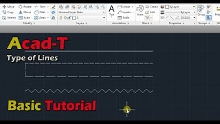 How To Make a Custom LineType  Types of Line  AutoCAD Tutorials [upl. by Lubbock398]