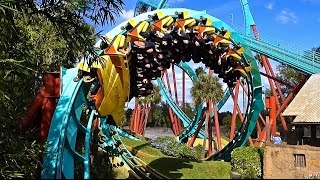 Busch Gardens 2014 Tour and Overview  Tampa Florida [upl. by Simonette]