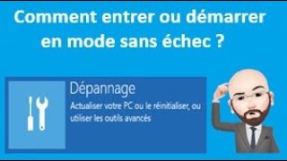 Comment entrer ou démarrer en mode sans échec pour réparer windows [upl. by Shandee]