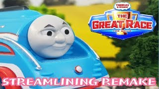 NO60The Great Race STREAMLINING  Thomas and friends remake  streamlined thomas  きかんしゃトーマス歌 [upl. by Desmond]