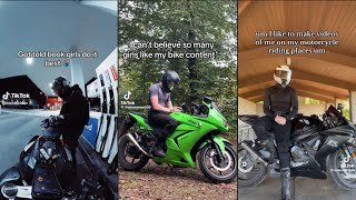 Biker x Bookgirl  Tiktok Compilation 1 🏍️📖 [upl. by Linetta]