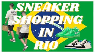 Sneaker shopping in Rio de Janeiro  stores local sneakerheads and market overview [upl. by Early]