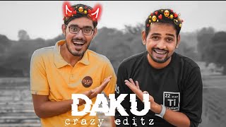 CRAZY XYZ  DAKU EDIT  Amit Bhai Edit  Shubh Song Edit [upl. by Enitsyrk]