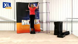 Pop up Display Stands  How to set up your 3x3 Pop up stand with counter and lights by XL Displays [upl. by Misty]