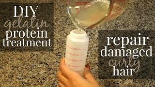 DIY Gelatin Protein Treatment [upl. by Xella131]