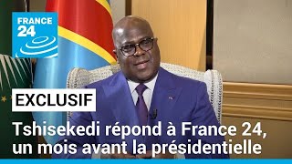 Félix Tshisekedi  quotJe nai aucune leçon à recevoir de Moïse Katumbiquot • FRANCE 24 [upl. by Perrins]