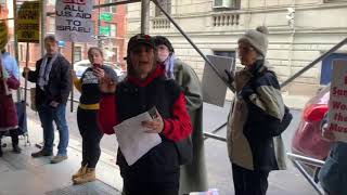 ProPalestinian rally held outside office of Staten Island councilwoman [upl. by Anirav]